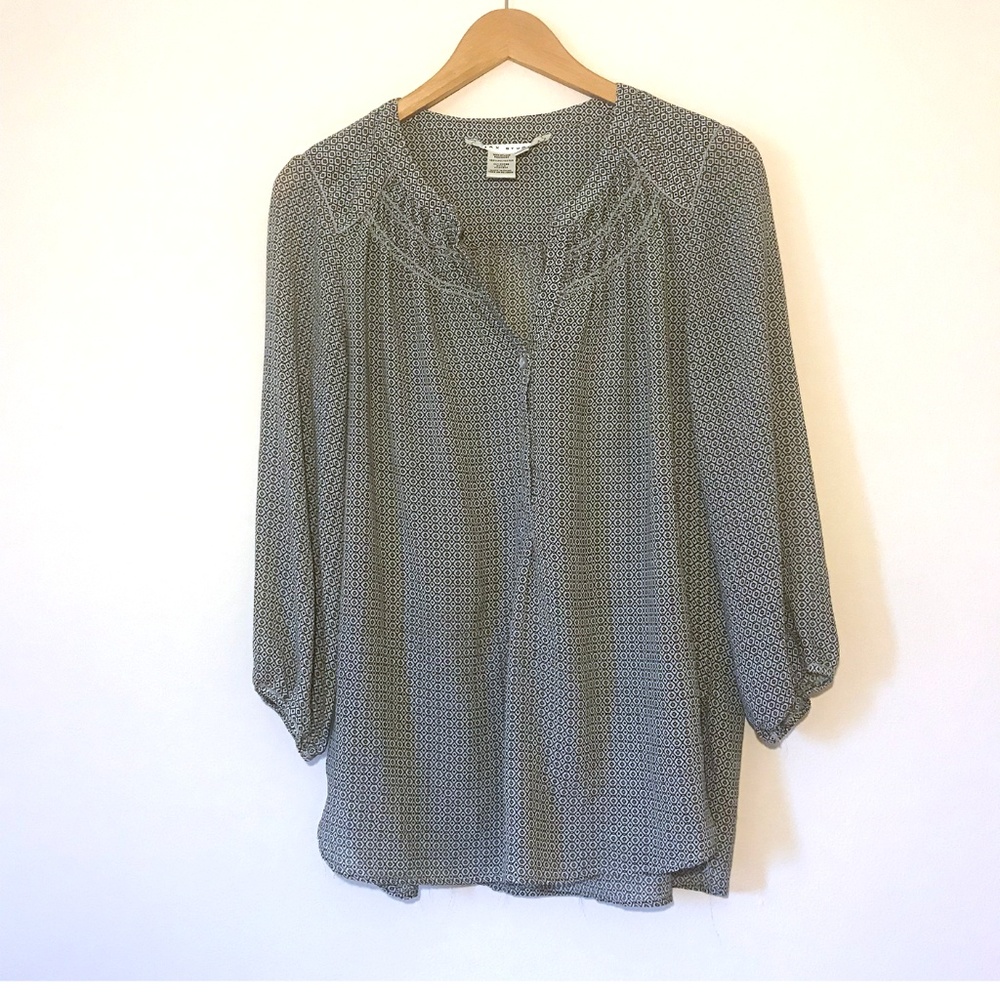 Max Studio Patterned Blouse